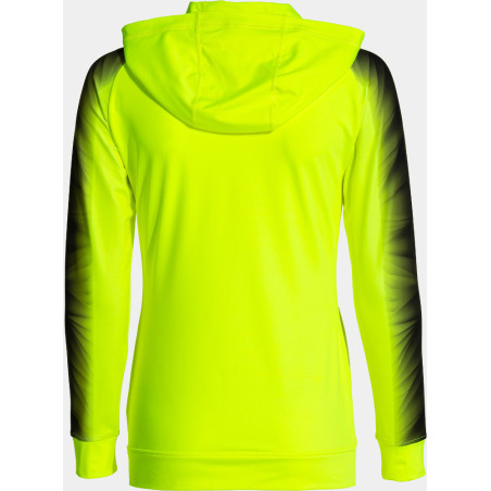 Veste à capuche Femme Joma Elite XI Yellow Fluor Black dos