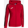 Veste à capuche Femme Joma Elite XI Red White face
