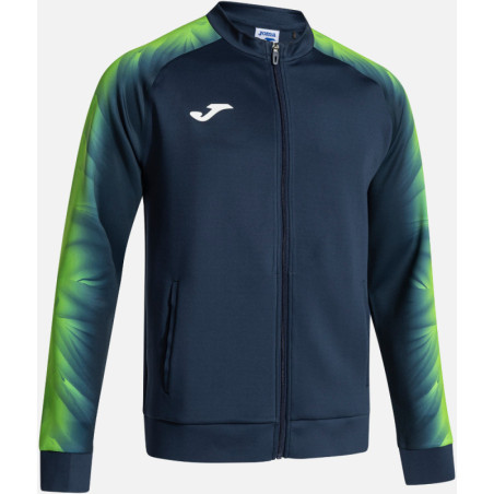 Veste de survêtement Joma Elite XI Dark Navy Green Fluor face