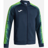 Veste de survêtement Joma Elite XI Dark Navy Green Fluor face