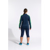Veste de survêtement Femme Joma Elite XI Dark Navy Green Fluor dos