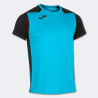 Maillot de running Joma Record II Turquoise Fluor Dark Navy face