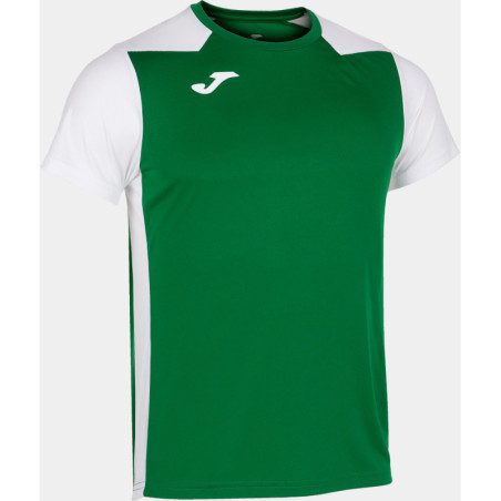 Maillot de running Joma Record II Green Medium White face