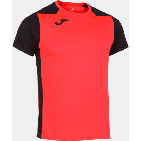 Maillot de running Joma Record II Coral Fluor Dark Royal face
