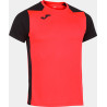 Maillot de running Joma Record II Coral Fluor Dark Royal face