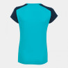 Maillot de running Femme Joma Record II Turquoise Fluor Dark Navy dos