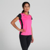 Maillot de running Femme Joma Record II Pink Fluor Black face