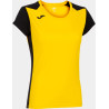 Maillot de running Femme Joma Record II Yellow Black face