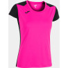 Maillot de running Femme Joma Record II Pink Fluor Black face