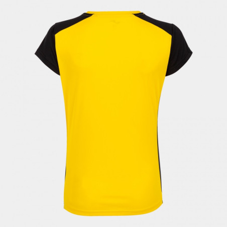 Maillot de running Femme Joma Record II Yellow Black dos