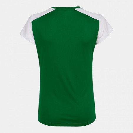 Maillot de running Femme Joma Record II Green Medium White dos