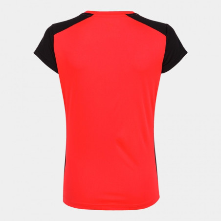 Maillot de running Femme Joma Record II Coral Fluor Dark Royal dos