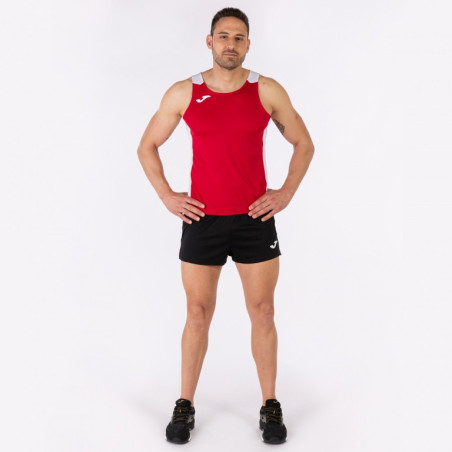 Débardeur de running Joma Record II Red White face