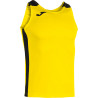 Débardeur de running Joma Record II Yellow Black face