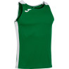 Débardeur de running Joma Record II Green Medium White face