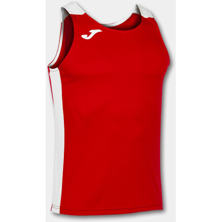 Débardeur de running Joma Record II Red White face