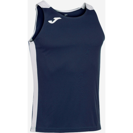 Débardeur de running Joma Record II Dark Navy White face