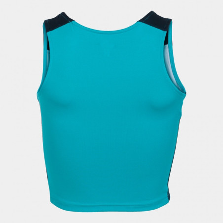 Brassière de running Joma Record II Turquoise Fluor Dark Navy dos