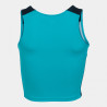 Brassière de running Joma Record II Turquoise Fluor Dark Navy dos