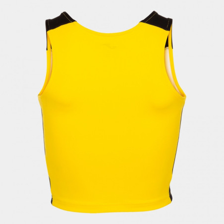 Brassière de running Joma Record II Yellow Black dos