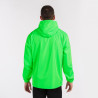 Veste Coupe-Vent Joma Combi Elite Green Fluor dos
