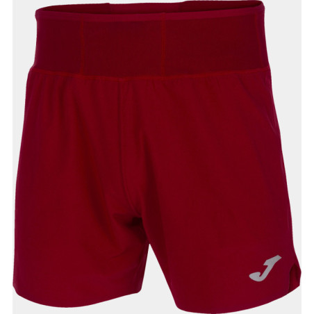 Short de trail Joma Multipoches Pompeian Red face