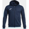 Veste à capuche Joma Olimpiada dark navy/turquoise fluor