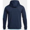 Veste à capuche Joma Olimpiada dark navy/turquoise fluor dos