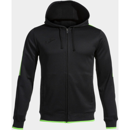 Veste à capuche Joma Olimpiada black/fluor green