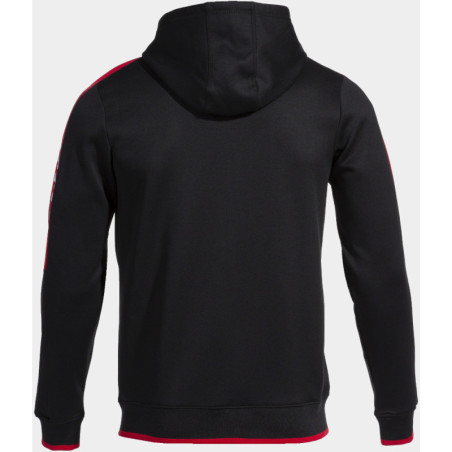 Veste à capuche Joma Olimpiada black/red dos