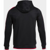 Veste à capuche Joma Olimpiada black/red dos