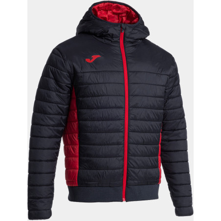 Doudoune courte Joma Urban V Black Red face