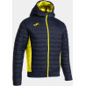 Doudoune courte Joma Urban V Dark Navy Yellow face