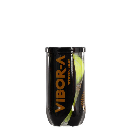 Tube de 2 balles de Padel Vibor-a TITAN DUO