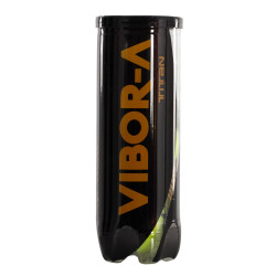 Tube de 3 balles de Padel Vibor-a TITAN