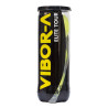 Tube de 3 balles de Padel Vibor-a TOUR TEAM