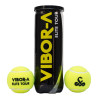 Tube de 3 balles de Padel Vibor-a TOUR TEAM
