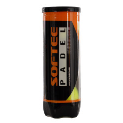Tube de 3 balles de Padel Softee EUCLIDES