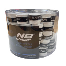 Boîte de 100 surgrips pour raquettes de Padel lisses ENEBE 2