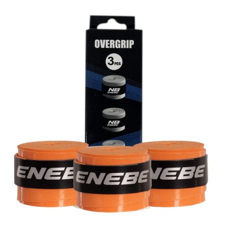 Boîte de 3 surgrips pour raquettes de Padel lisses ENEBE