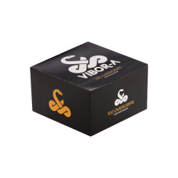 Boîte de 100 surgrips pour raquettes de Padel lisses VIBOR-A 2