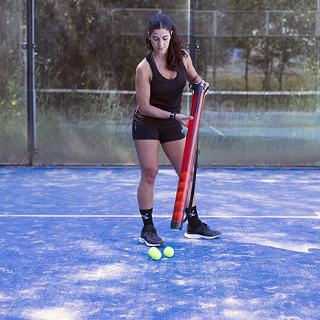 Tube ramasse 21 balles de padel ou de tennis SOFTEE