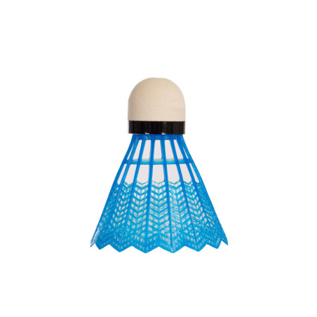 Tube de 6 volants de badminton SOFTEE en plastique