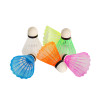 Tube de 6 volants de badminton SOFTEE en plastique