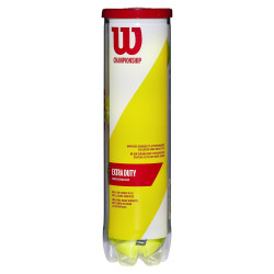 TUBE DE 4 BALLES TENNIS WILSON "CHAMPIONSHIP XD"