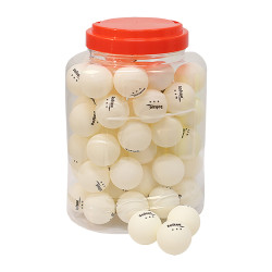 Pot de 60 balles de tennis de table SOFTEE 40 mm