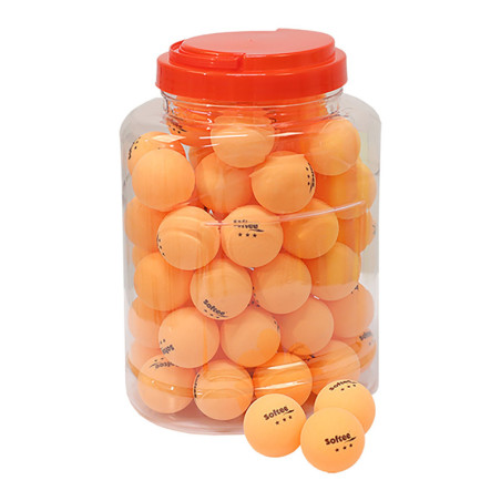 Pot de 60 balles de tennis de table SOFTEE 40 mm