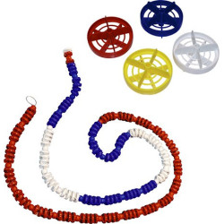 Ligne d'eau de compétition MOSCÚ avec corde et mousqueton