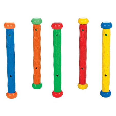 Jeu de 5 perches de plongée flexibles