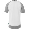 Maillot Kempa Ambition 28 Blanc Gris foncé Chiné dos